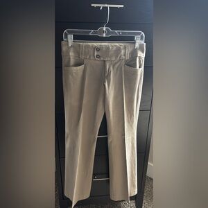 Vintage Banana Republic Tan Stretch Pants, Sloan Fit, 
V/306830, Size 2 Petite